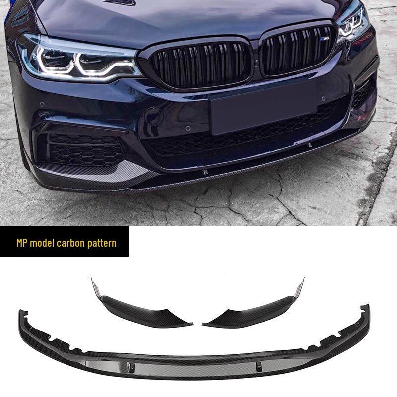 Compatible BMW New 5 Series Front & Rear Lip Kit (525/530Li) - Black Warrior MP Modification Kit.
