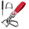 [Hunesuru] Compatible Keychain Genuine Leather Car Key Chain Car Logo