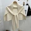 Cloak Knitted Neck Wrap Cape Large Wraps Elegant Large Scarves  Scarf Accessories