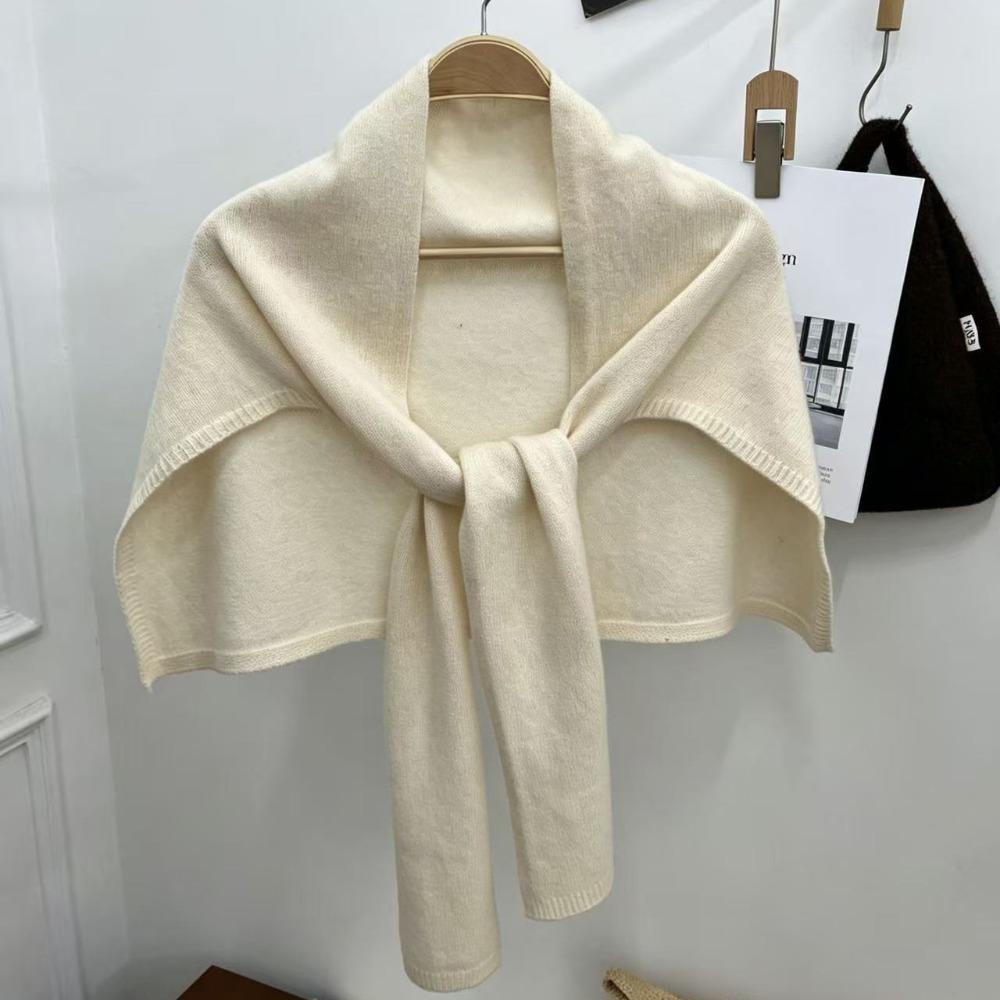 Cloak Knitted Neck Wrap Cape Large Wraps Elegant Large Scarves Scarf Accessories