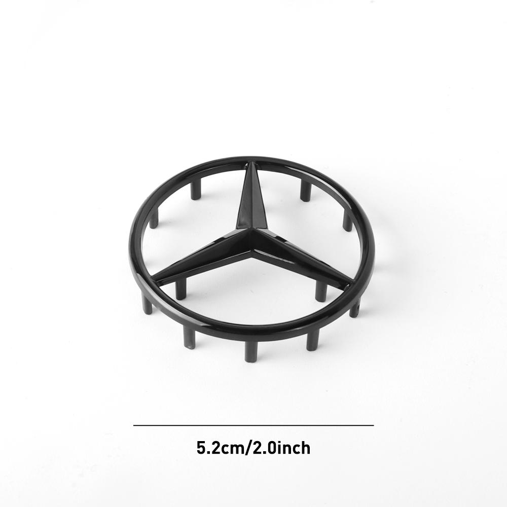 1 Stück 52/58mm Auto Lenkrad Mittel-Emblem Aufkleber für Mercedes Benz AMG W212 W213 W177 CLE GLA W222 GLC GLB W203 W210 W220