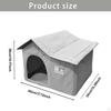 Outdoor Cat House Shelter Weatherproof Protection Stray Pet for Winter Community