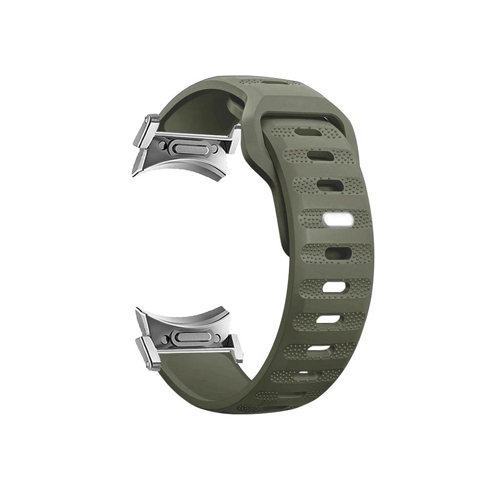 Classic Silicone Strap for Samsung Galaxy Watch 6/5/4 40mm 44mm 5Pro 45mm No Gaps Sport Band Galaxy Watch 6/4 Classic 43 47mm 42 46mm