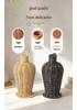 High-Grade Imitation Rattan Woven Vase for Dried Flowers - Elegant Living Room and Desktop Ornament