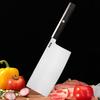 7 Inch Chinese Chef Knife Welding Aogami Steel Blade Slicing Vegetables Cleaver Meat Professional Kitchen Knives Ebony Handle