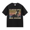 Its Never Lupus Dr House Vintage Grafik T-Shirts Lustige Unisex Gothic Kleidung Tops T-Shirt Unisex 100% Baumwolle Kurzarm T-Shirt