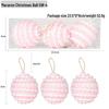 Macaron Color Foam Christmas Tree Decoration Ball, 8cm Creative Ornament for Holiday Pendant Accessories