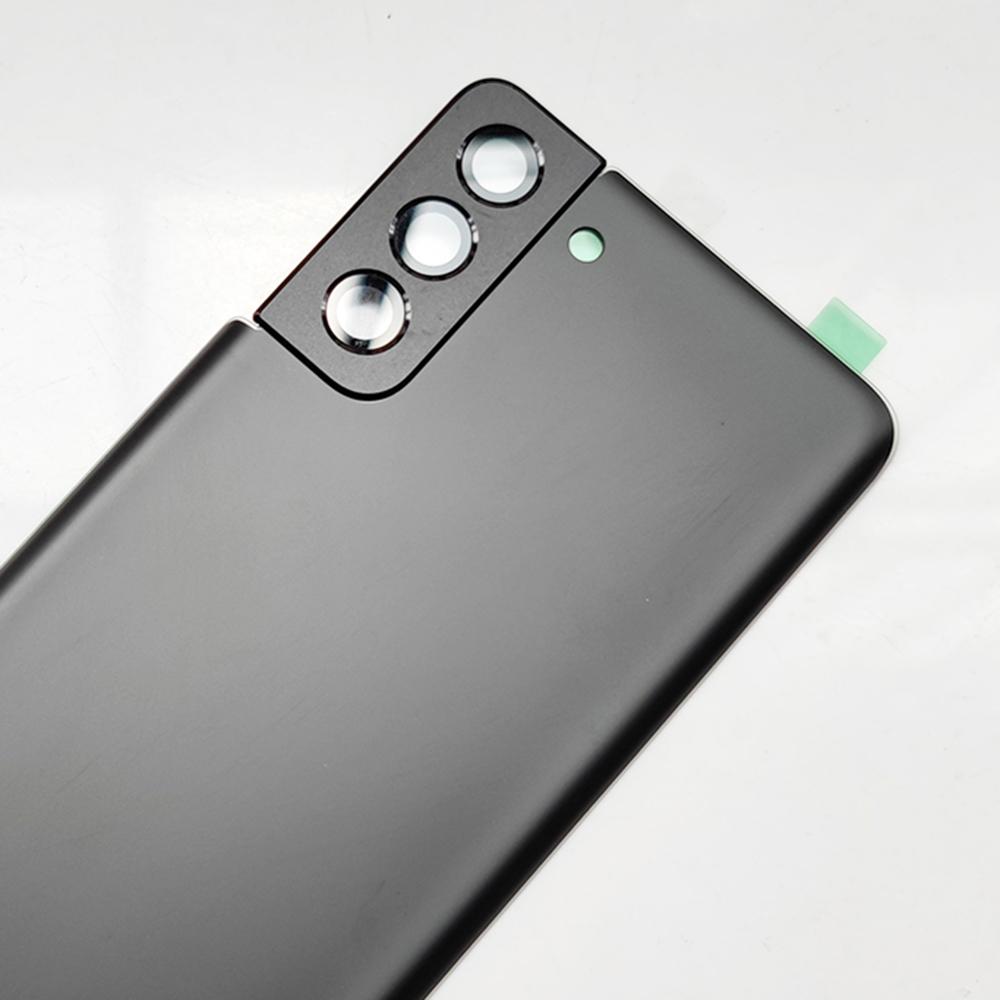 Cover Posteriore in Vetro SM-G996 Per Samsung Galaxy S21+ 5G S21 Plus Sostituzione Sportellino Batteria, Cover Posteriore + Lente Fotocamera