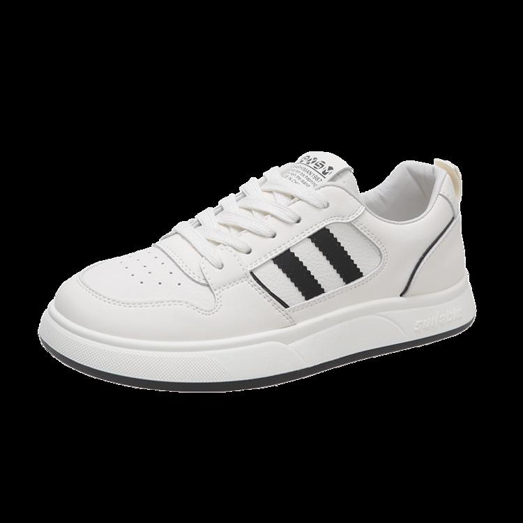 

Маленькие белые туфли женские~ 2025 Новые универсальные взрывные на плоской подошве на платформе для отдыха спортивные студенческие маленькие белые туфли женские 40 чёрный