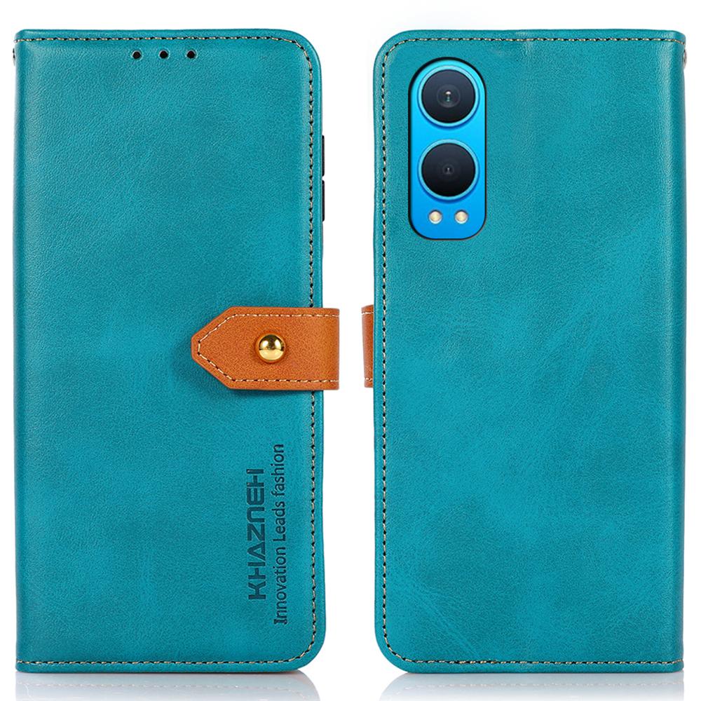 

Для OnePlus Nord CE4 Lite 5G/Oppo K12x 5G (Китай) Шкіряний чохол-підставка Гаманець Чохол для телефону Blue