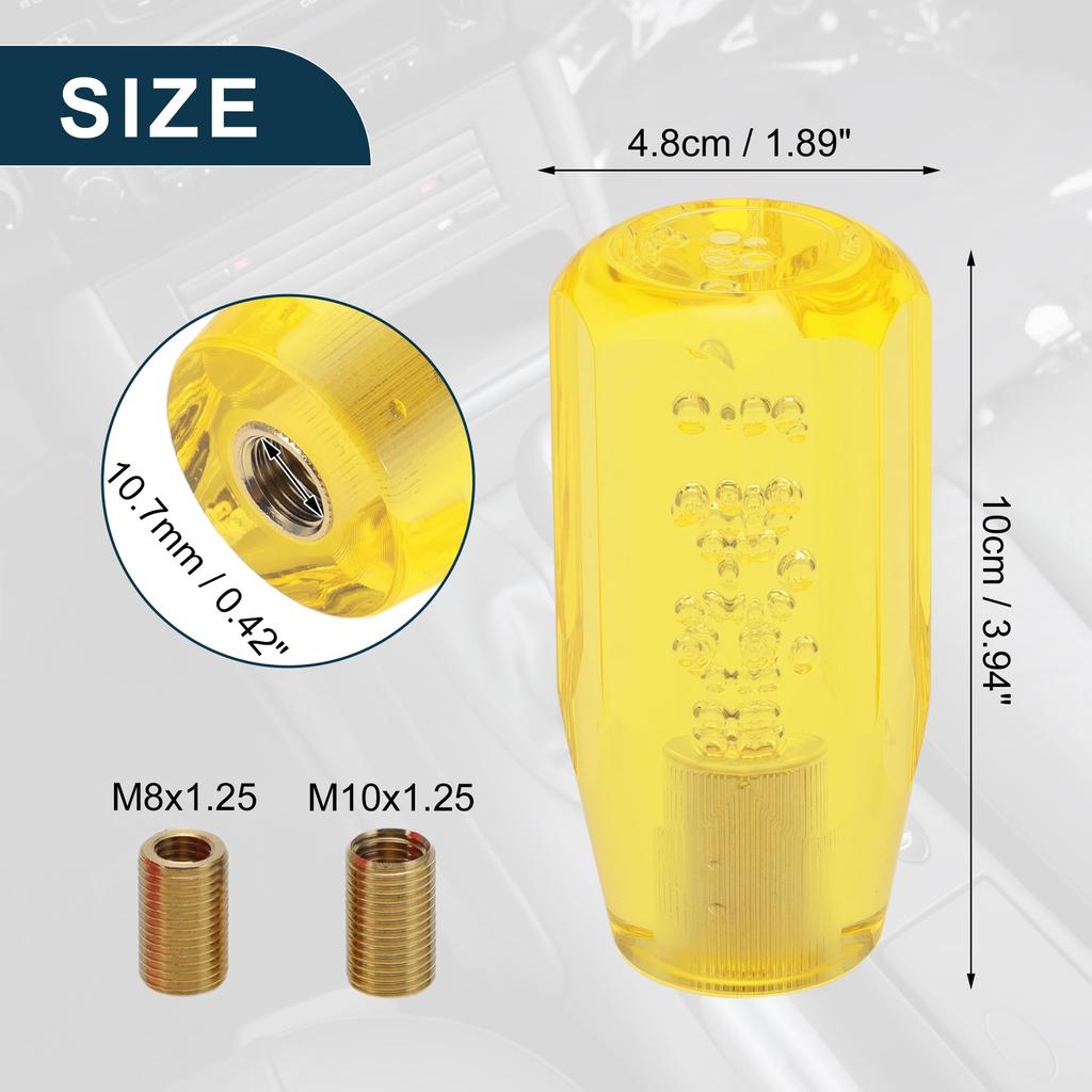 TUCKBOLD 10cm Durable Car Shift Knob | Universal Car and Manual Car Auto Shifter