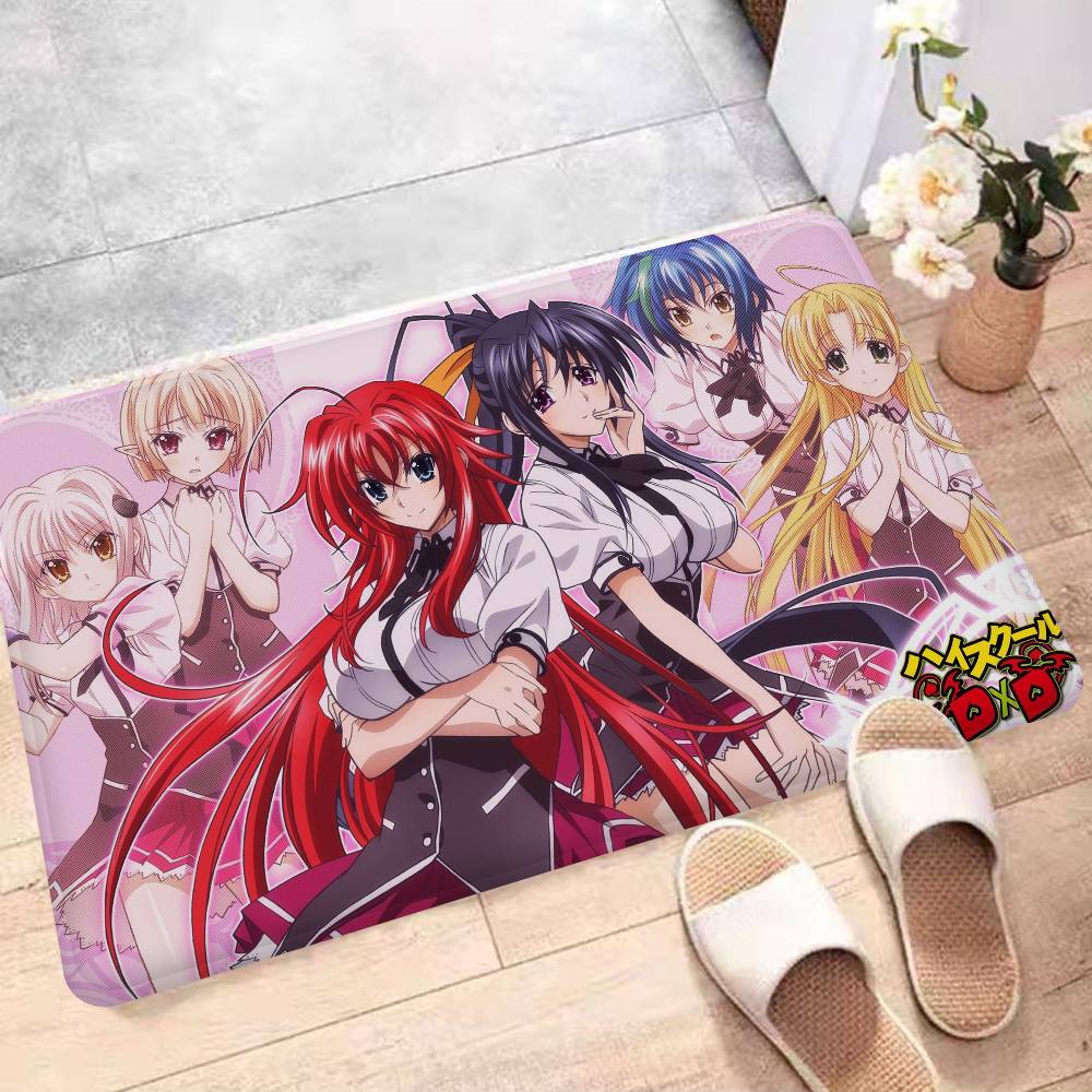 Anime High School DxD Entrance Door Mat Nordic Style Home Doormat Bathroom-Toilet Mats Bedroom Hotel Decor Mat