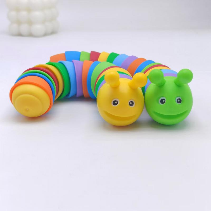 Cross-Border Rainbow Smile Face Stress Ball Toy for Kids