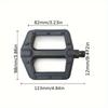 High Durability Plastic Bicycle Pedals - Quick Release, Flat Design Suitable for Mountain Bikes and Cycling Equipment