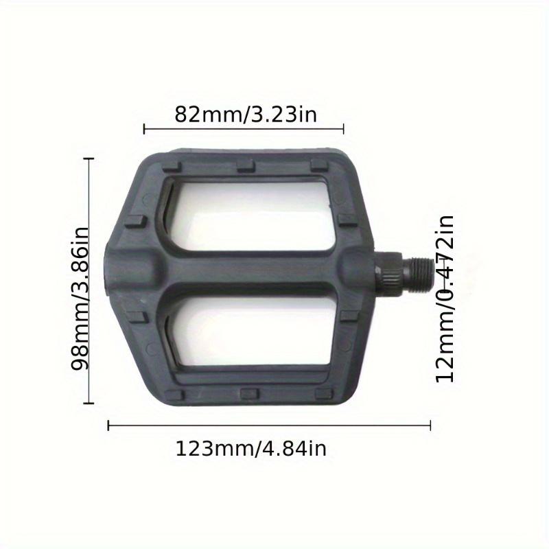 High Durability Plastic Bicycle Pedals - Quick Release, Flat Design Suitable for Mountain Bikes and Cycling Equipment