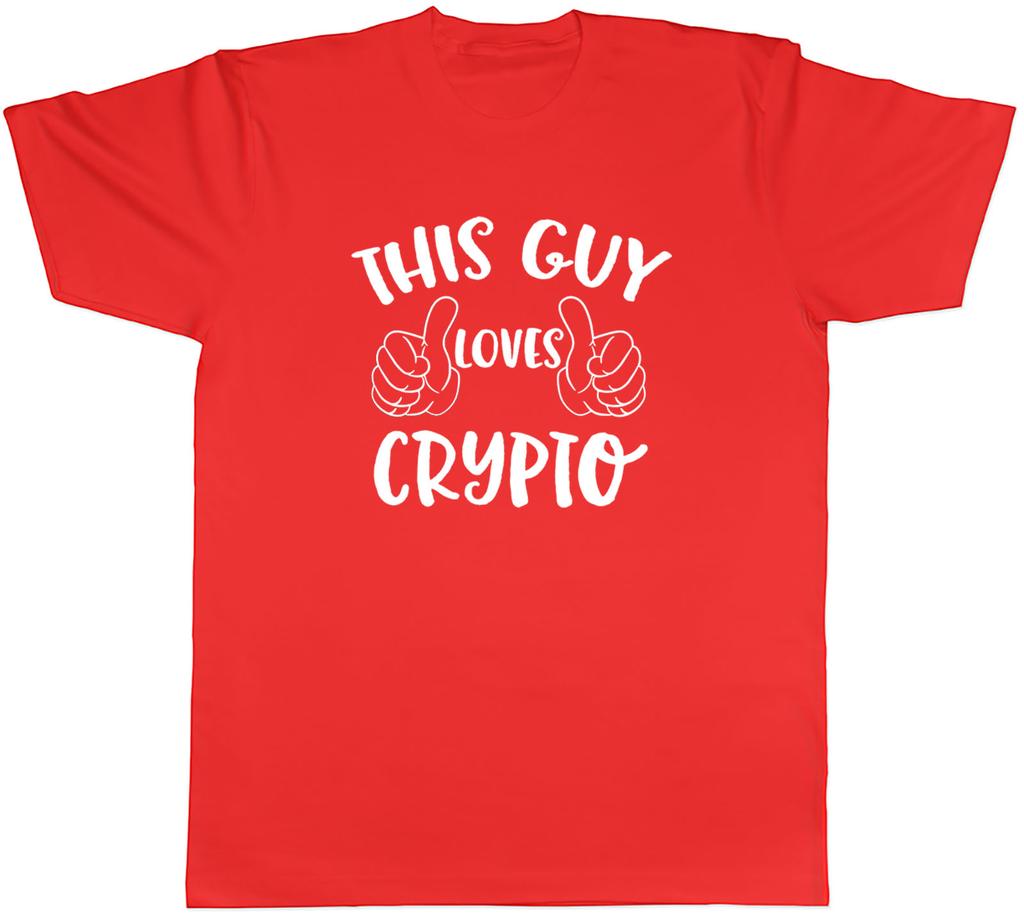 This Guy Loves Crypto Unisexs Unisex TShirt Tee