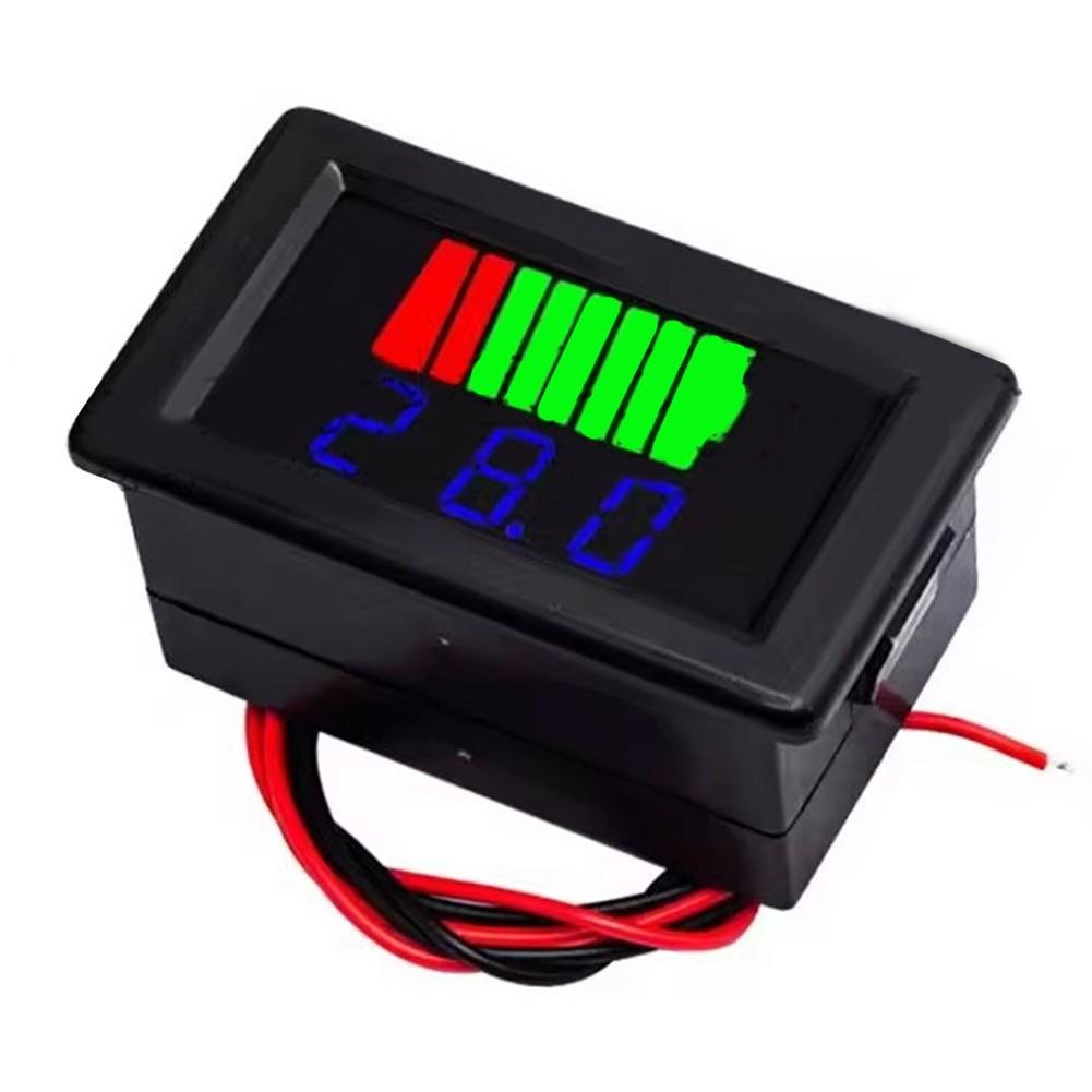 Motorsykkel Voltmeter Spenningsenhet Digital Elektrisk Bil