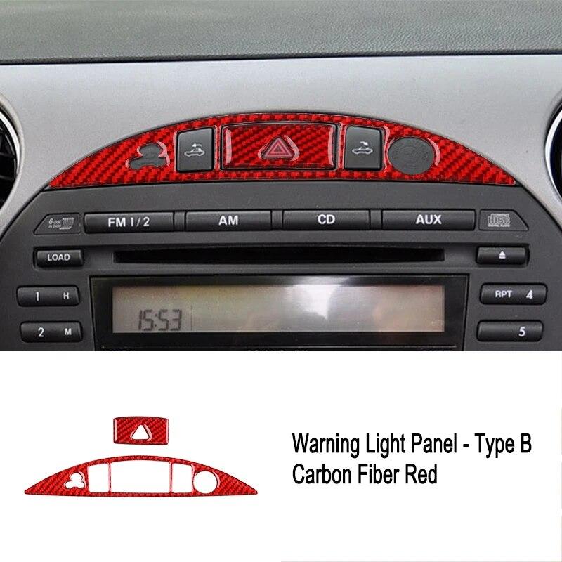 Car Emergency Light Lamp Switch Warning Button Trim Cover Panel Sticker For Mazda Mx-5 Miata Nc 2009-2015 Accessories Interior