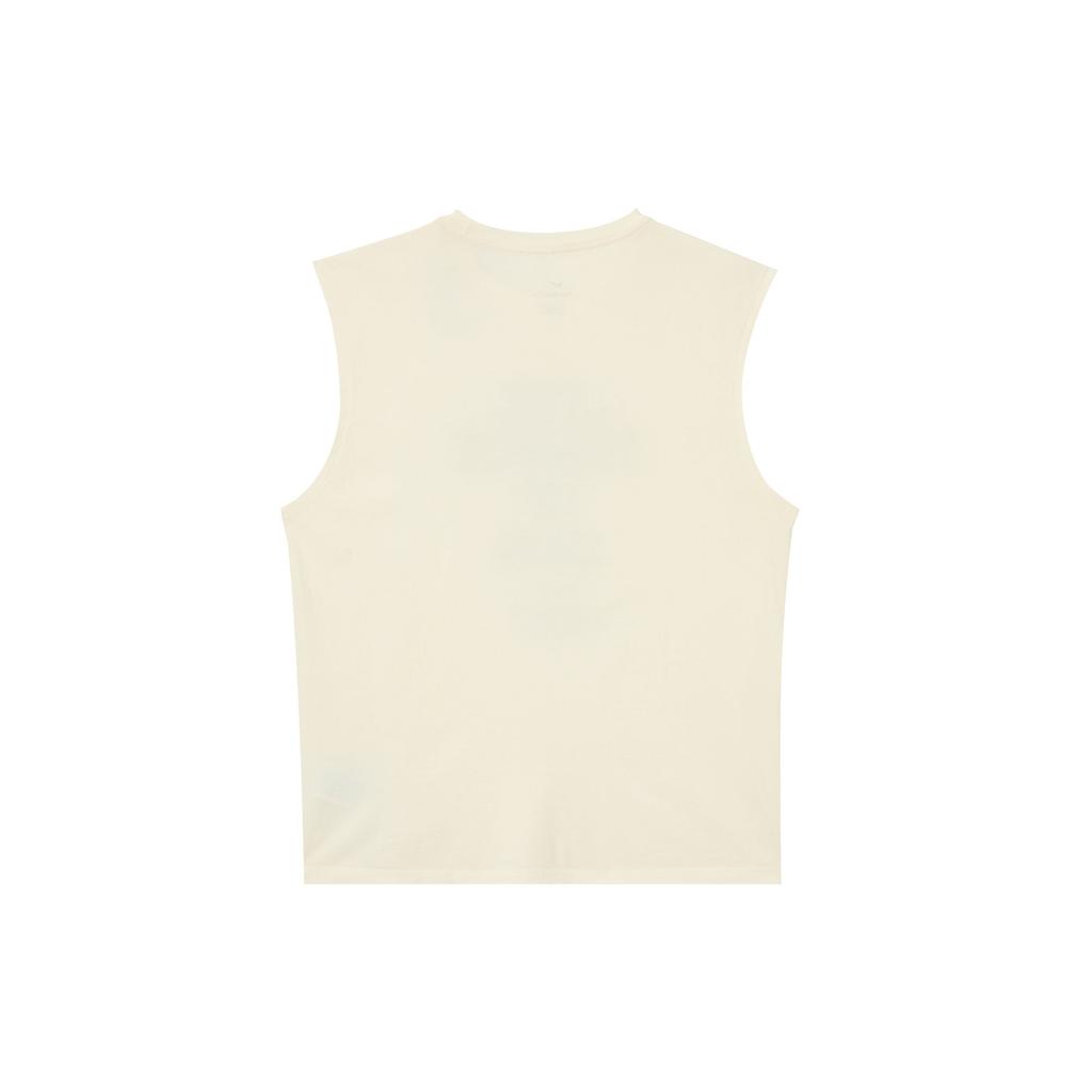 Nike Camiseta sin mangas de cuello redondo con logo para hombre tops Marfil claro HJ3688-110
