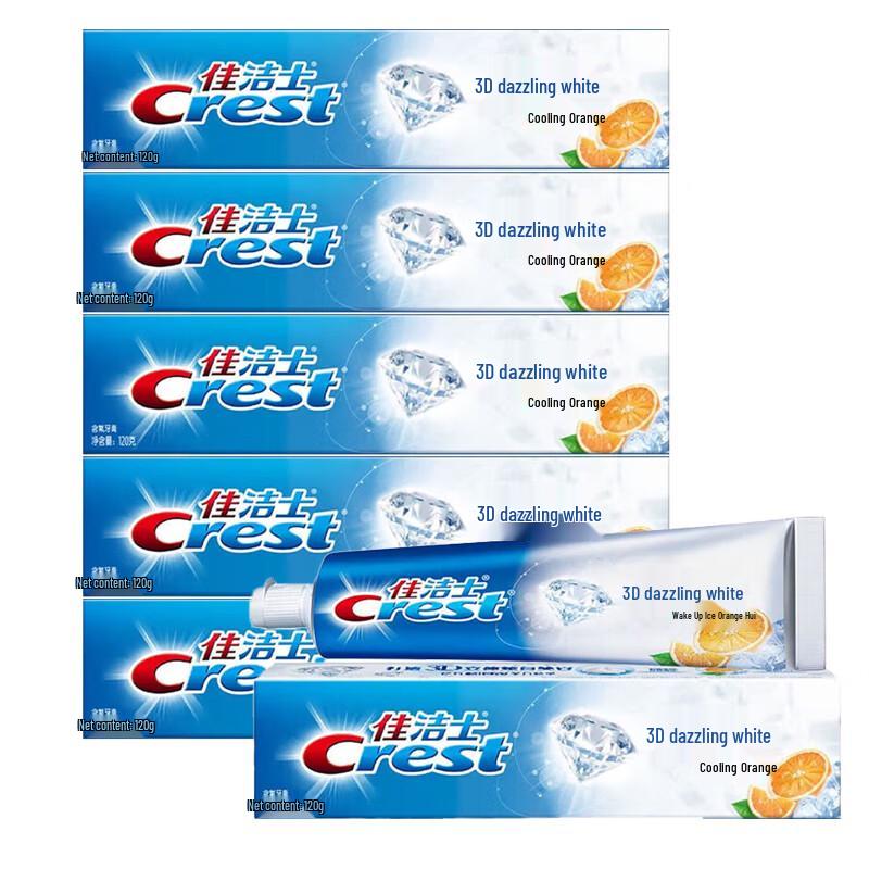 

Crest 3D White Invigorating Icy Orange Toothpaste