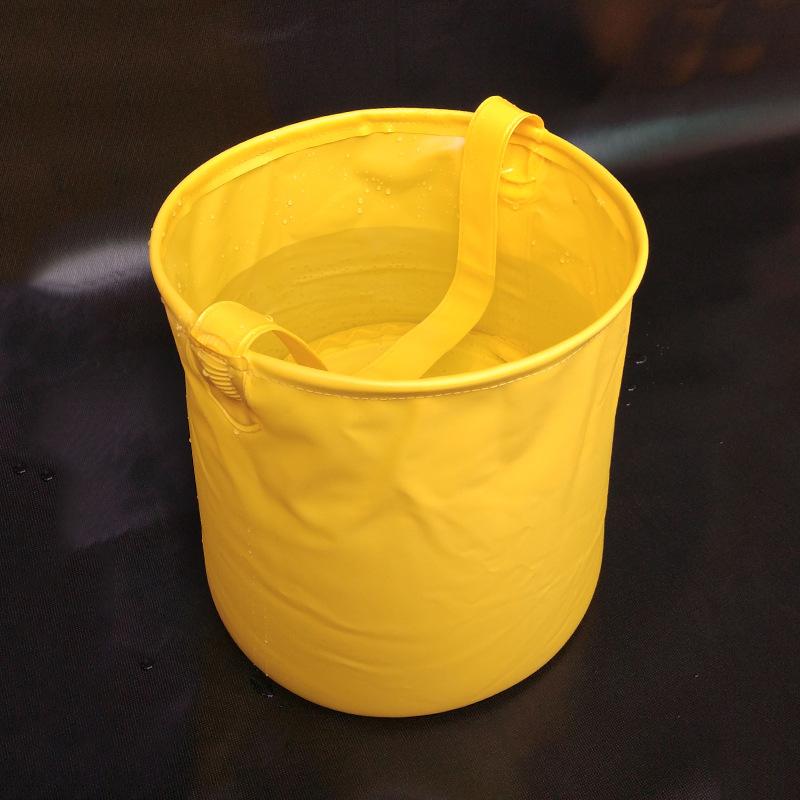 Bucket, camping dinner, thickened bucket, beach fishing bucket, car bucket 10l (diameter 24cm, height 25cm)