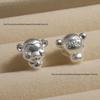 Sterling Silver 3D Zodiac Animal Charms - Cartoon Lu Lu Tong Spacer Beads for DIY Accessories