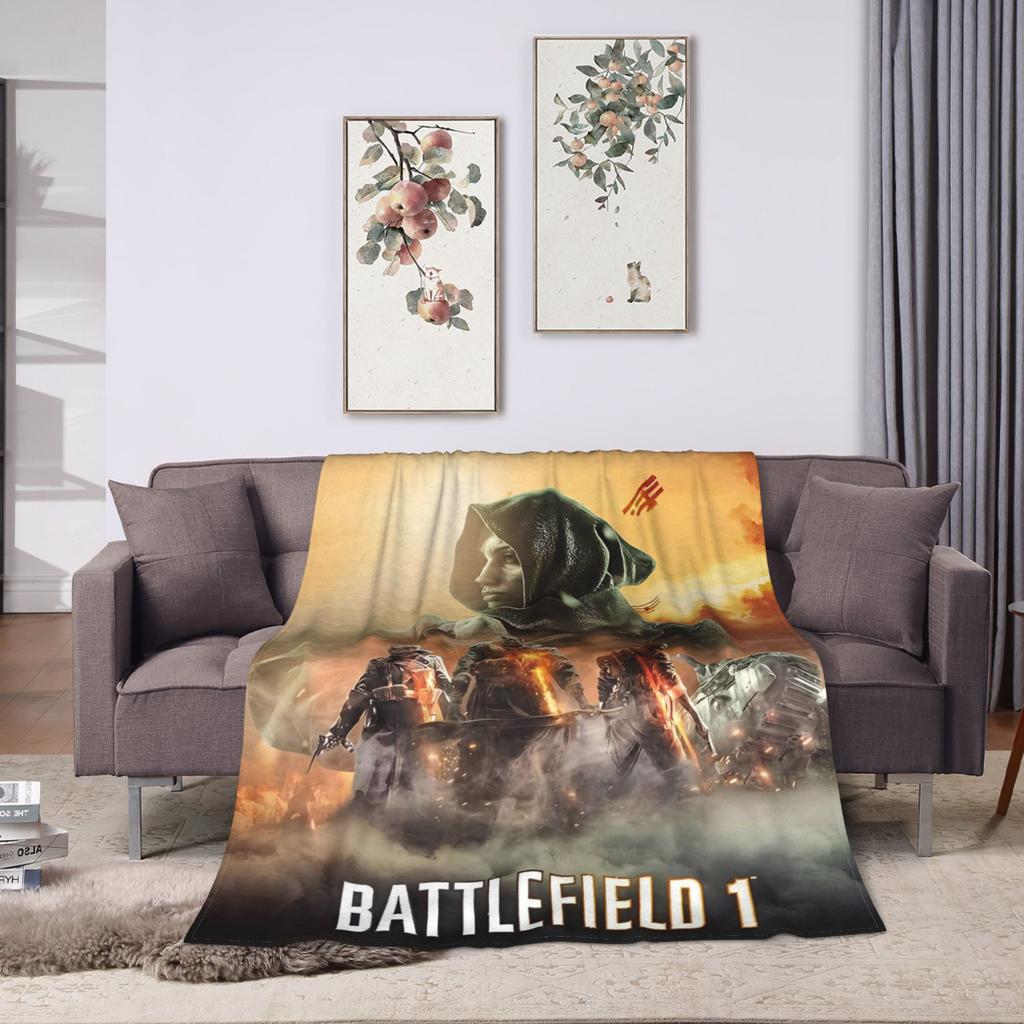 Battlefield 2042 Game Flannel Blanket  Soft Durable Throw Blanket for Home Decor Travel Funny Bedspread Sofa Bed Cover