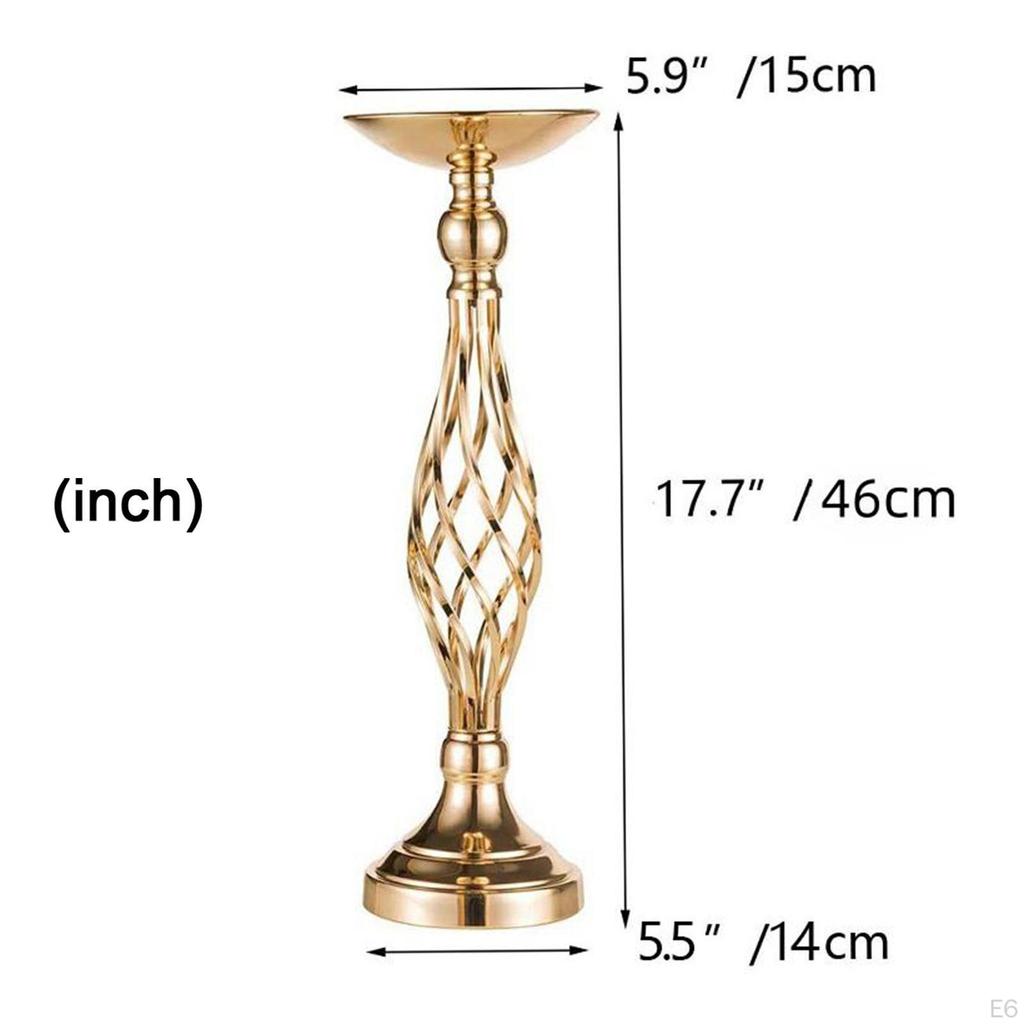 Stojak na kwiaty ślubne Uchwyt na kompozycje kwiatowe Dekoracyjny ekspozytor na elementy centralne