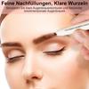 Batch of 4 waterproof 3D eyebrow pencils with 4 fork tips, Microblading Eyebrow Pencil with 4 tips Micro head, long-lasting natural makeup