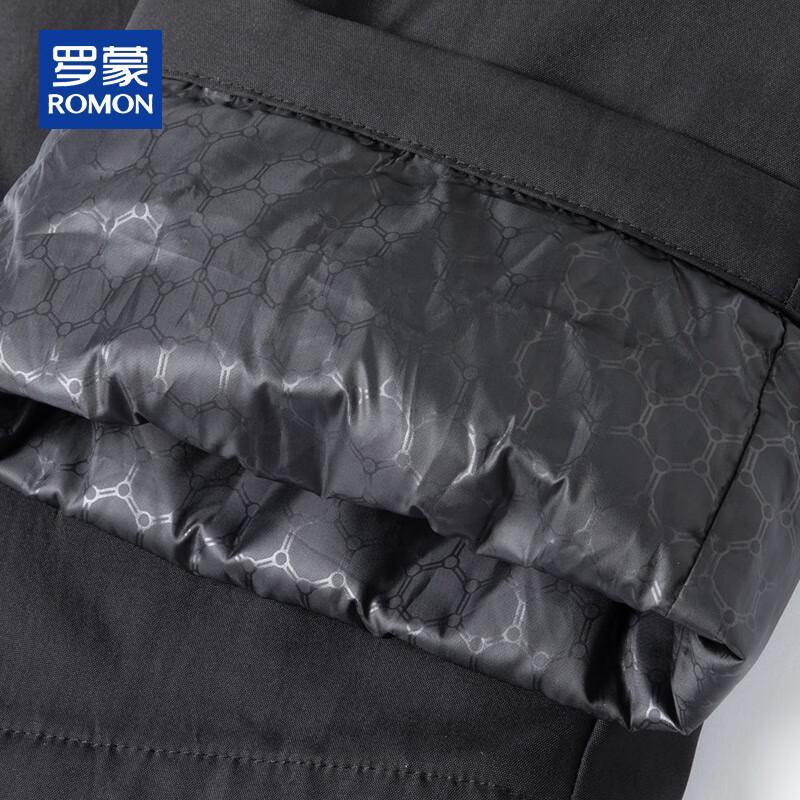 ROMON Men's 90% Duck Down Thermal Straight-Leg Winter Pants