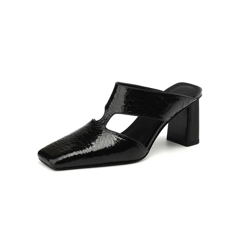 Fashion Plus size 42 Summer Hollow Out Women Sandals Silver Chunky Pumps Luxury Design Slingback Gladiator Rome Shoes Zapatos De Mujer
