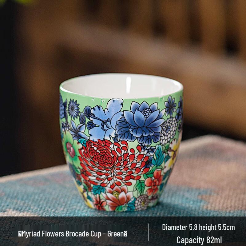 Chaxun Enamel Ceramic Master Tea Cup