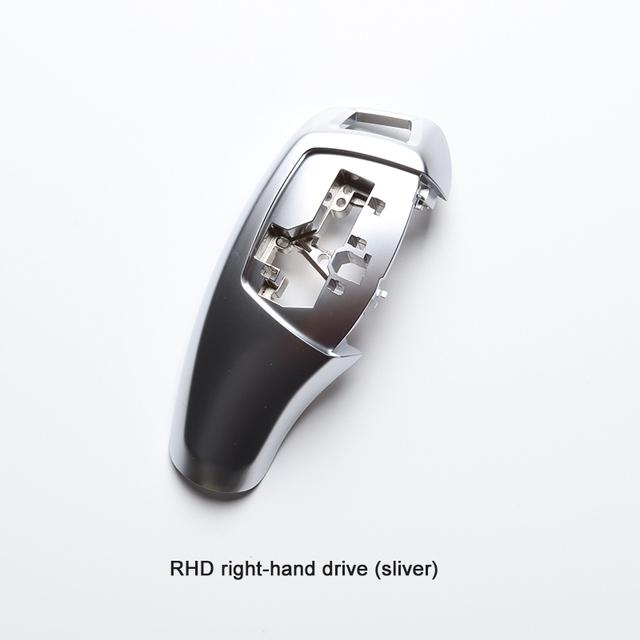 Auto LHD RHD Gear Shift Cover For BMW F10 F30 Head Knob Shifter Lever Interior Accessories Genuine Carbon Fiber 6 Colors
