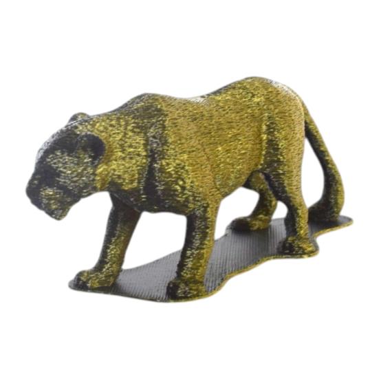 Panther Figurine 3D Printed Wild Life Model Collectible Realistic Animal Desktop Ornament