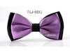 Men's Korean Style Color Block Bow Tie - Custom Business Casual & Formal Fashion Accessory