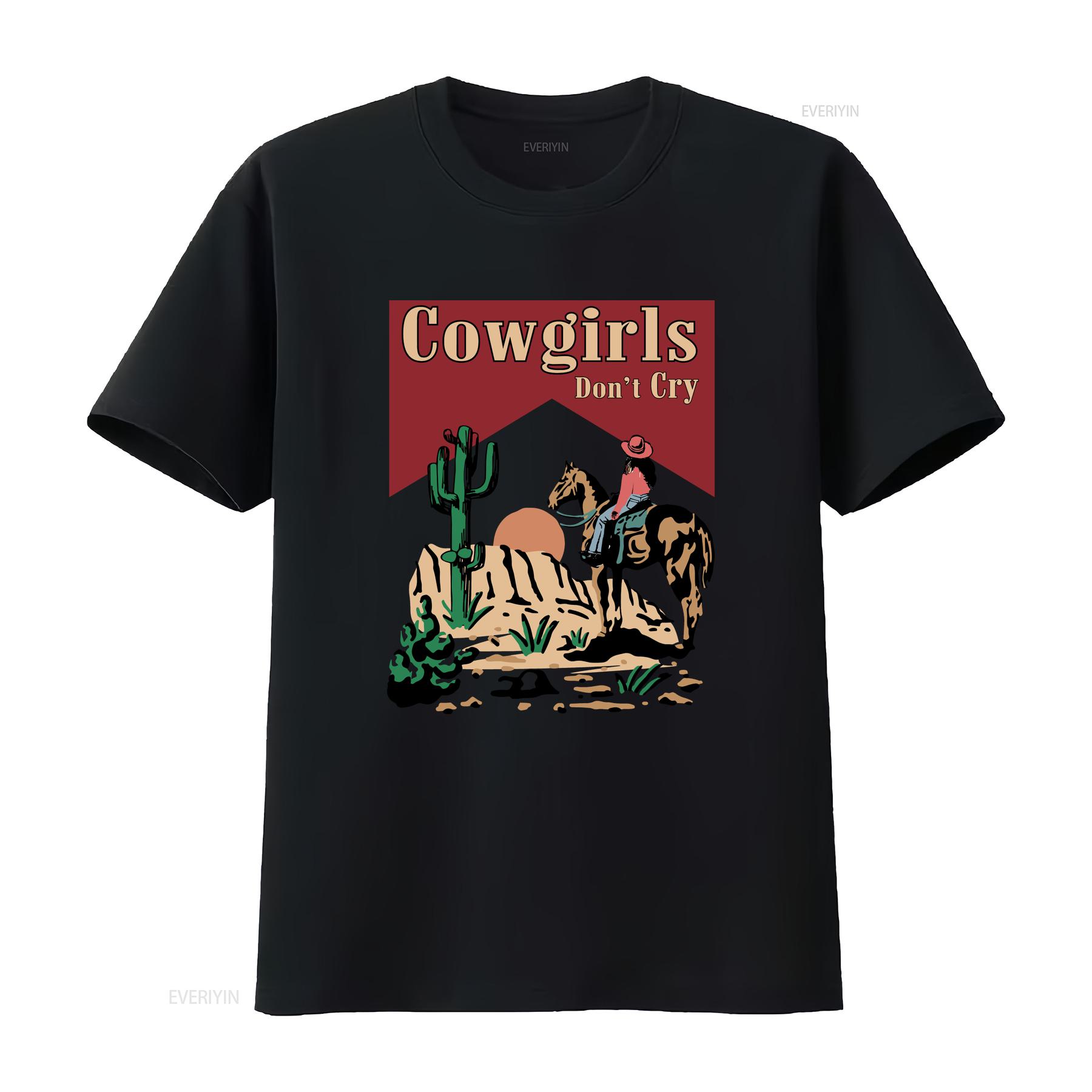 

Cowgirls Don t Cry They Reload T Shirt Country Cowgirl Outfit Rodeo Western vintage Washed homme Breathable Stretched Versatile 4XL
