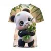 Children's Clothing 3D Print Cute and Funny Critters Short Sleeves Graphic T Shirts Boys Girls Crew Neck Tops Tee Kids Clothes