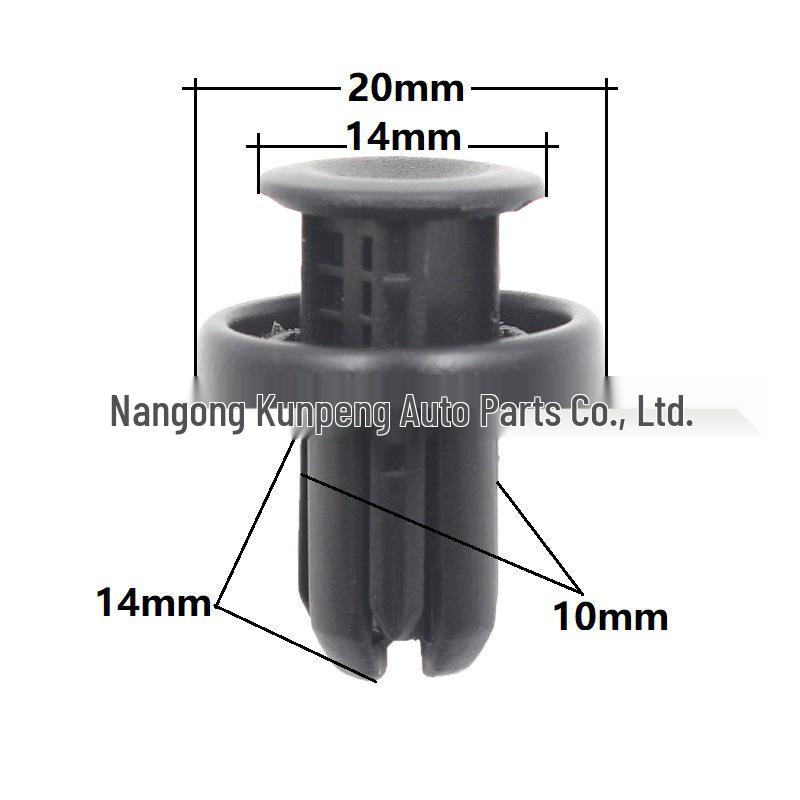 Mitsubishi, Honda, Toyota Fasteners: Front/Rear Bumpers, Hood, Fenders, Splash Guard Clips