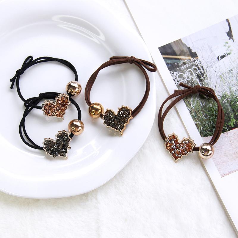 

1/5 шт. Повязки на голову Изысканная Мода Хвост Симпатичные Женские Резинки для Волос Девочки 5pcs разноцветный