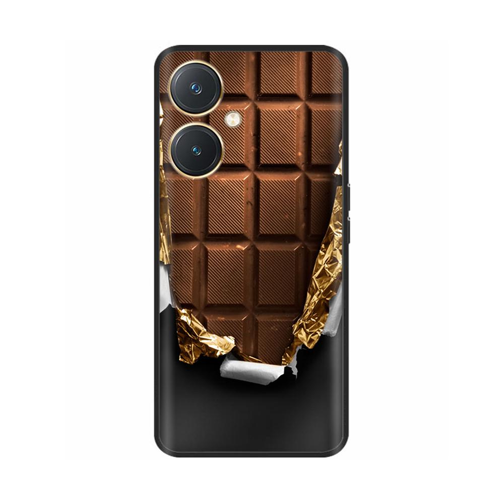 For Vivo Y27 Case Black Cover Skull Wolf Silicone Soft Back Cases For Vivo Y27 5G Phone Case VivoY27 Y 27 2023 Protective Shell