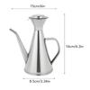 250ml/500ml Stainless Steel Oil Dispenser Oil Storage Container  Soy Sauce Dispensing