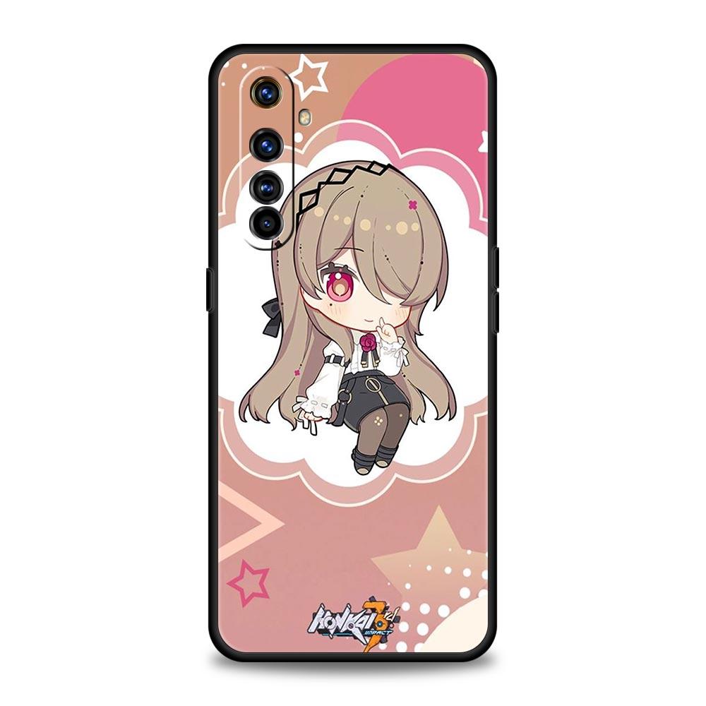 

Чехол для телефона Realme 12 11 10 9 8 5G 7 6 GT5 GT3 GT2 Pro Plus C21 C11 C25 C35 GT Neo 2 3 3T 5, милый чехол Honkai Impact 3rd Game Realme C21