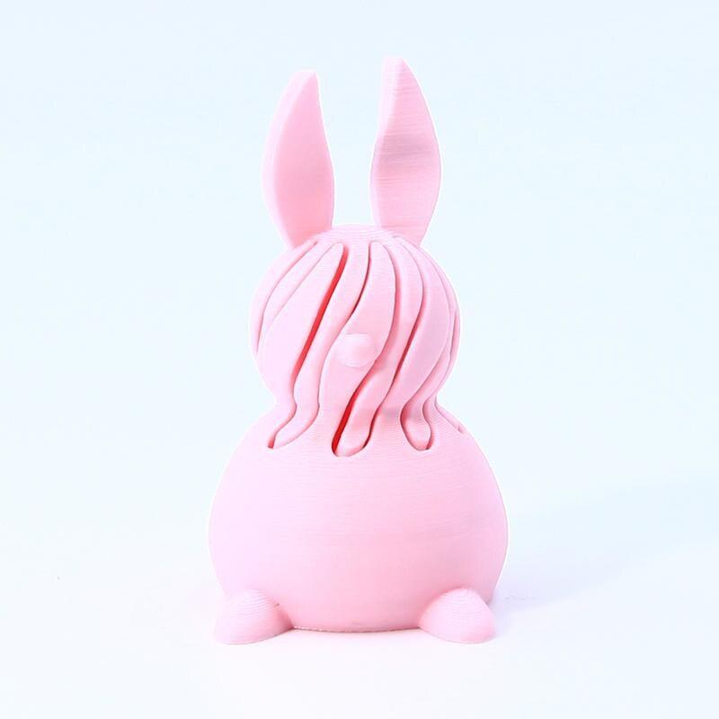 

3D Printed Rabbit Spiral Tower Rotating Plaything Relaxation Gourd Spiral Cone Children S Present Household Decor