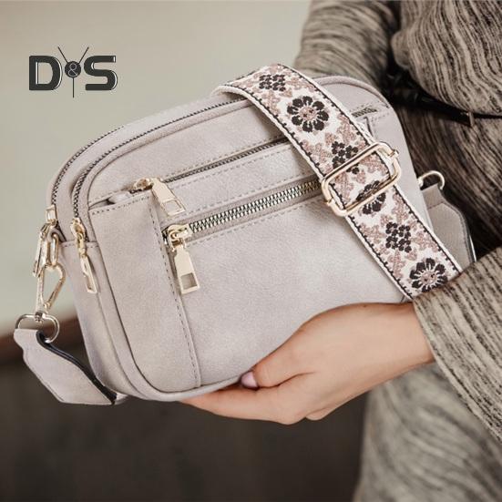 Geantă de umăr mică din piele artificială pentru femei, cu curea reglabilă, pentru călătorii zilnice