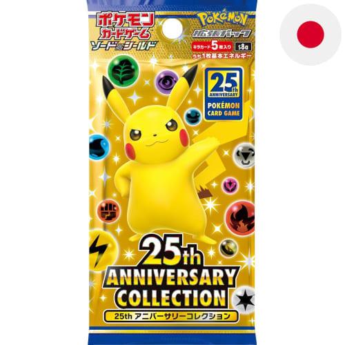 25th ANNIVERSARY COLLECTION 3-Pack Expansion Pack Pokemon Cards
