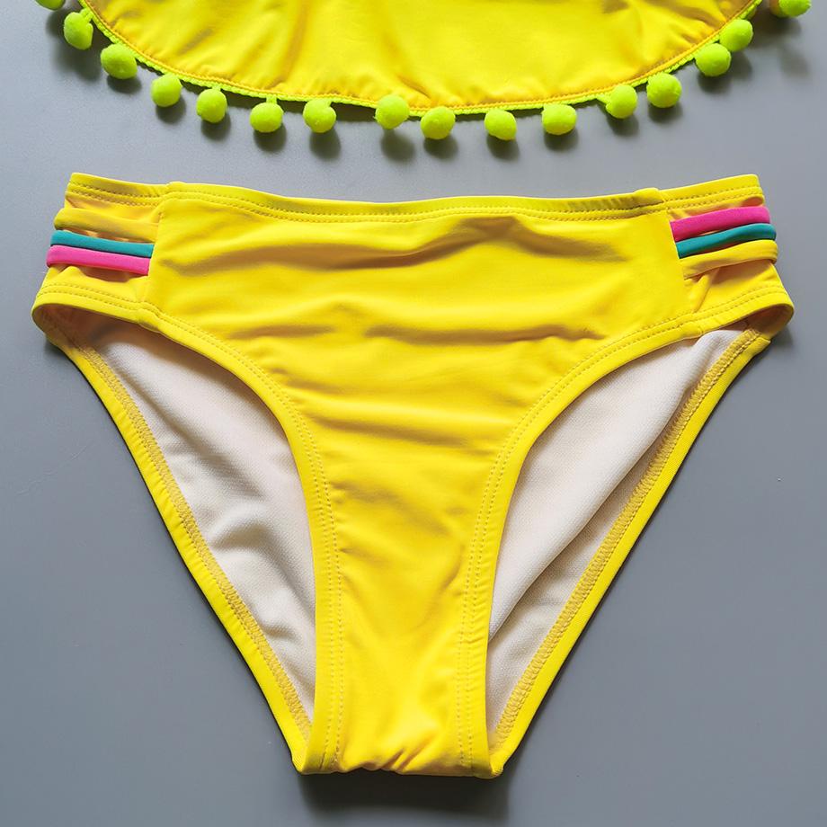 Купить Купальник для девочек от 5 до 14 лет, детский комплект бикини с ...