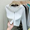 Korean Style Women's Hooded Jacket with Double Zipper - Versatile Early Autumn Layer
