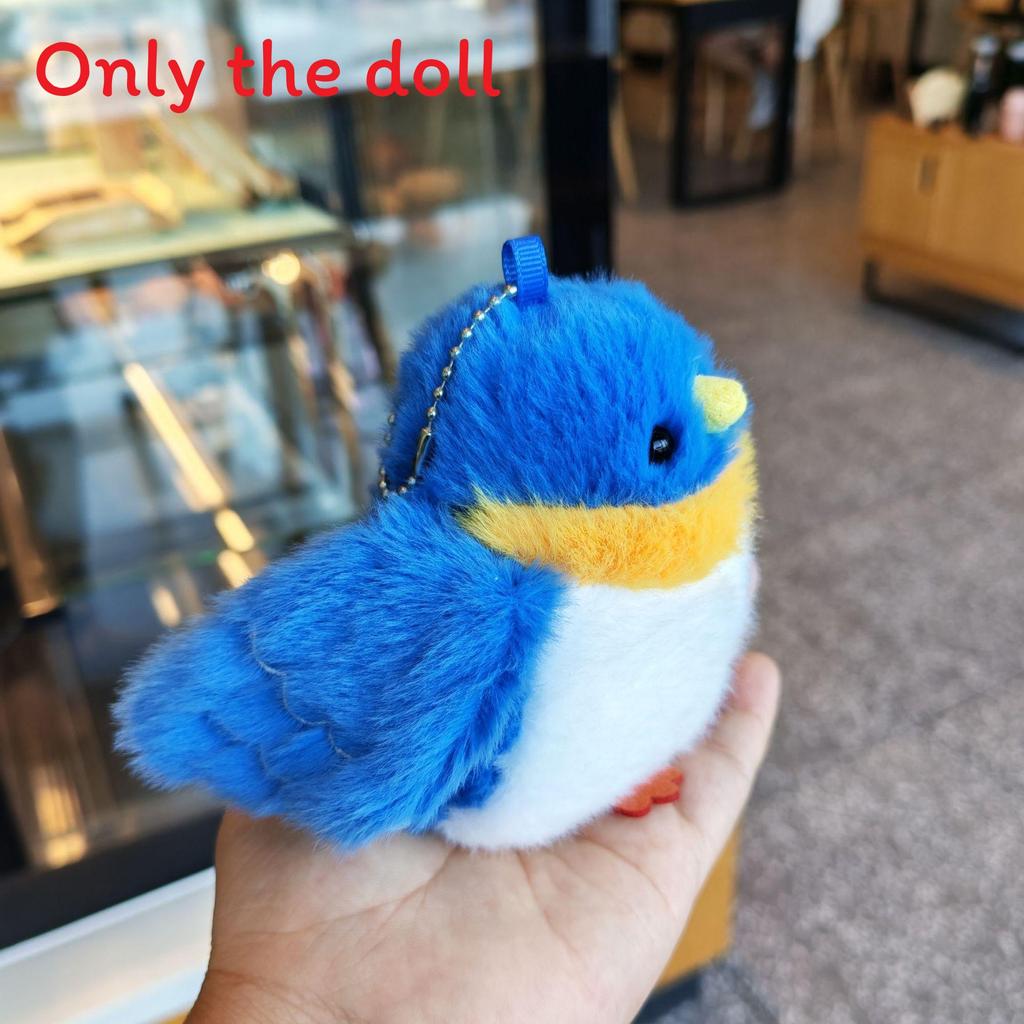 Parrot Cute Cartoon Kiwi Bird Sparro Swallow Bird Plush Toy Pendant For Kid Gift