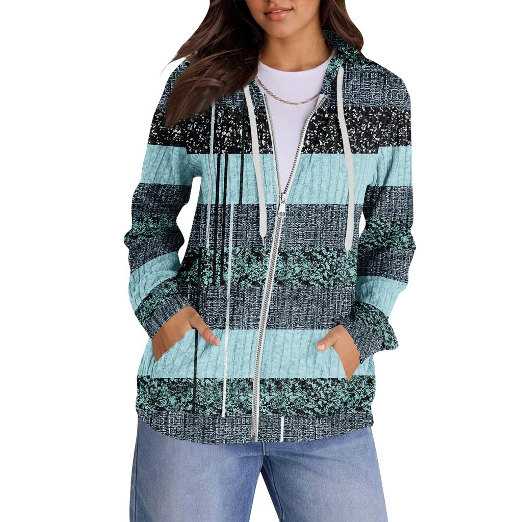 Mikiny pro ženy Trendy topy Ležérní Podzimní Móda Mikina s dlouhým rukávem S kapsami Svetr Lehký