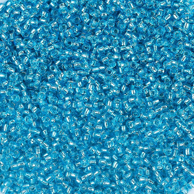 2mm Transparent Silver Core Glass Seed Beads for DIY Jewelry and Accessories